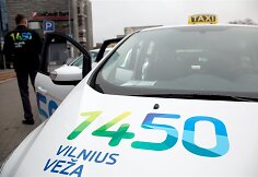 Vilniaus savivaldybės taksi „Vilnius veža“ automobiliai