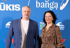 Televizijos projekto &bdquo;LNK i&scaron;&scaron;ūkis. Pagauk bangą!&ldquo; tiesioginis finalas i&scaron; &bdquo;City wave&ldquo; arenos. Vilnius, 2025-03-01 (Robertas Riabovas/BNS)