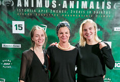 Filmo „Animus Animalis“ premjeros akimirka