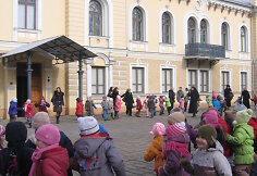 Istorinėje Prezidentūroje dažnai lankosi darželinukai.