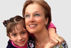 Gintarė Jautakaitė su dukra