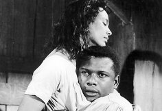  Aktoriai Dorothy Dandridge ir Sidney'us Poitieris &bdquo;Porgio ir Besės&ldquo; ekranizacijoje, 1959 m.