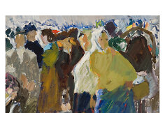 V.Gečas &bdquo;Turgus. Etiudas&ldquo;, 1958