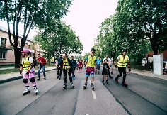 Evaldo Norvai&scaron;os organizuojamas riedėjimas