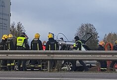 Vilniaus rajone susidūrė vilkikas ir BMW