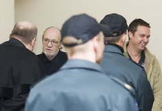 Vytautas Šaltenis ir Maartenas Sebastianas Spanjaartas teisme