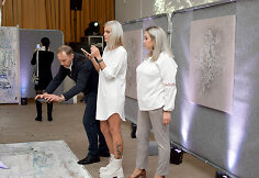 Jurgita Malakauskaitė gimtinėje pristatė autorinę parodą ir meninę instaliaciją