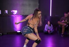 Twerk čempionato Lietuvoje akimirka