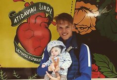Justinas Januševskis su dukra Jore