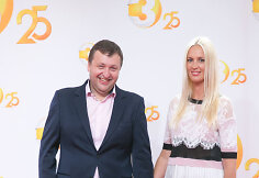 Antanas Guoga su žmona Aiste