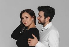 Marija Dūdaitė-Kaunietė su vyru Daumantu