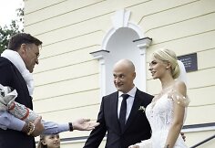 Ievos Jotkėlaitės ir Juozo Tubino vestuvių akimirka