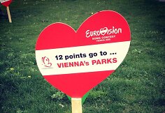 Eurovizijos dvasia jaučiama ir Vienos parkuose