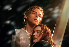 Leonardo DiCaprio ir Kate Winslet filme &bdquo;Titanikas&ldquo;