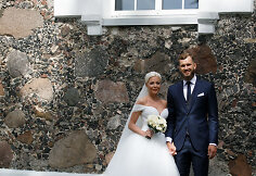 Simo Buterlevičiaus ir Gretos Milerytės vestuvių akimirka