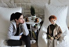 Ignės Zarambaitės nulipdyta lėlė