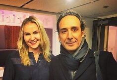 Alexandre Desplatas ir Karina Diglytė