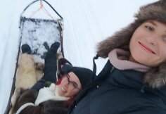 Justina Vaitiekūnaitė Laplandijoje