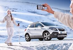 &bdquo;Opel Mokka&ldquo; žiemos peizažuose