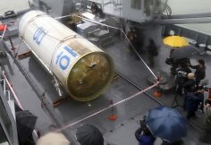&Scaron;iaurės Korėjos &bdquo;Unha-3&ldquo; raketos dalis