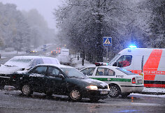 Pirmas sniegas Vilniuje