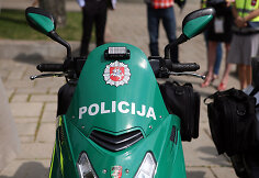 Kaune patruliuos motoroleriai
