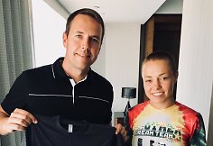 Marius A. Markevicius ir Rose Namajunas pažinties dieną