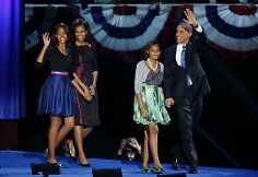 JAV prezidentas Barackas Obama su šeima
