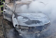 Sudegęs automobilis