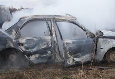Sudegęs automobilis