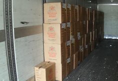 Sulaikytas cigaretes gabenęs Rusijos vilkiko vairuotojas