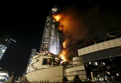 Dubajuje degė viešbutis