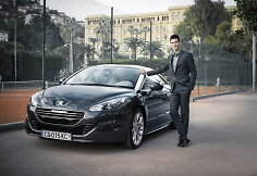 Novakas Džokovičius ir &bdquo;Peugeot&ldquo; 
