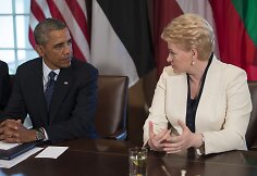 Baracko Obamos ir Baltijos &scaron;alių vadovų susitikimas