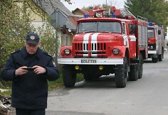 Dujų sprogimas sugriovė namą iki pamatų