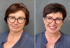 Jurgitos Malakauskaitės moterų stiliaus pokyčiai: šukuosenos prieš ir po