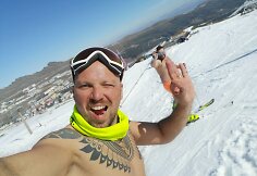 Remigijus Žiogas ir Drew Hollandas