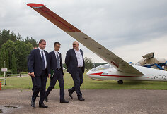  Premjeras S. Skvernelis lankėsi Paluknio aerodrome