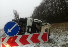 Avarija Pasvalio rajone (Indrės K. nuotr.)