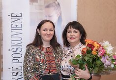 Auksė Po&scaron;kuvienė (de&scaron;inėje) ir Rūta Rim&scaron;elienė
