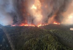 Gaisrai Manitoboje, Kanada / Reuters