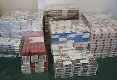 Sulaikyti kontrabandiniai rūkalai