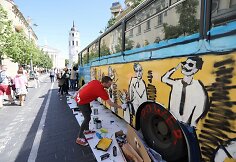 Vilniuje vyko atsisveikinimas su senaisiais autobusais