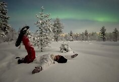 Justina Vaitiekūnaitė Laplandijoje