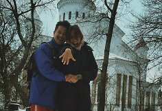 Deividas Breivė su sužadėtine Taja