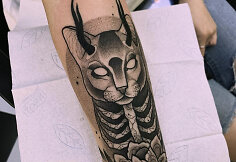Kamilos Kyrr tatuiruočių darbai