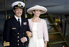 Danijos princas Frederikas su žmona princese Mary