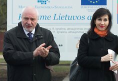 Aplinkos ministras Valentinas Mazuronis ir viceministrė Daiva Matonienė