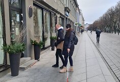 Su gidu neregiu Kaune
