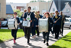 Muzikuoti G.Jakubonytė pradėjo &Scaron;ilagalio kultūros centro varinių pučiamųjų instrumentų orkestre &bdquo;Sklepučini&ldquo;